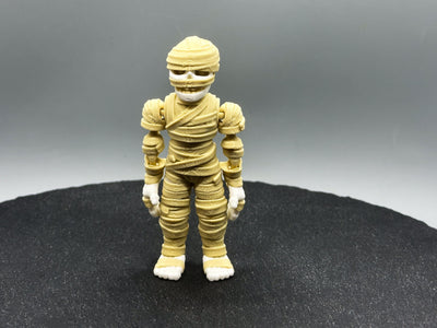 Flexi Mummy – 3D-printed articulated flexi fidget toy by 3DHotshop