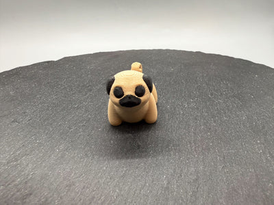 Articulated Pug – 3D-printed articulated flexi fidget toy by 3DHotshop