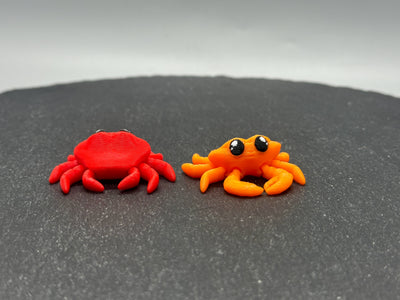 Articulated Crabs – 3D-printed articulated flexi fidget toy by 3DHotshop