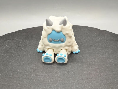 Yeti Fidget – 3D-printed articulated flexi fidget toy by 3DHotshop
