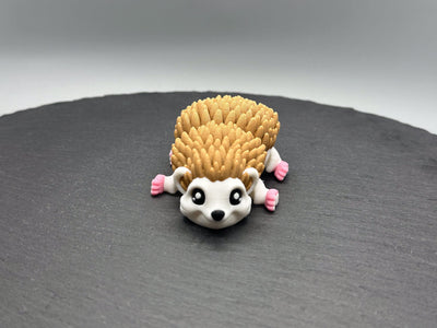 Articulated Hedgehog – 3D-printed articulated flexi fidget toy by 3DHotshop