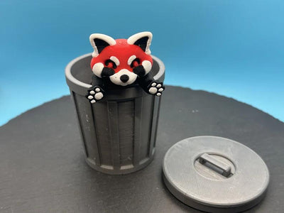 Articulated Baby Red Panda – 3D-printed articulated flexi fidget toy by 3DHotshop