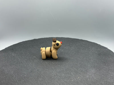Articulated Reindeer – 3D-printed articulated flexi fidget toy by 3DHotshop