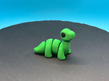 Articulated Baby Brachiosaurus Dinosaur – 3D-printed articulated flexi fidget toy by 3DHotshop