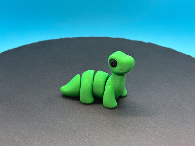 Articulated Baby Brachiosaurus Dinosaur – 3D-printed articulated flexi fidget toy by 3DHotshop