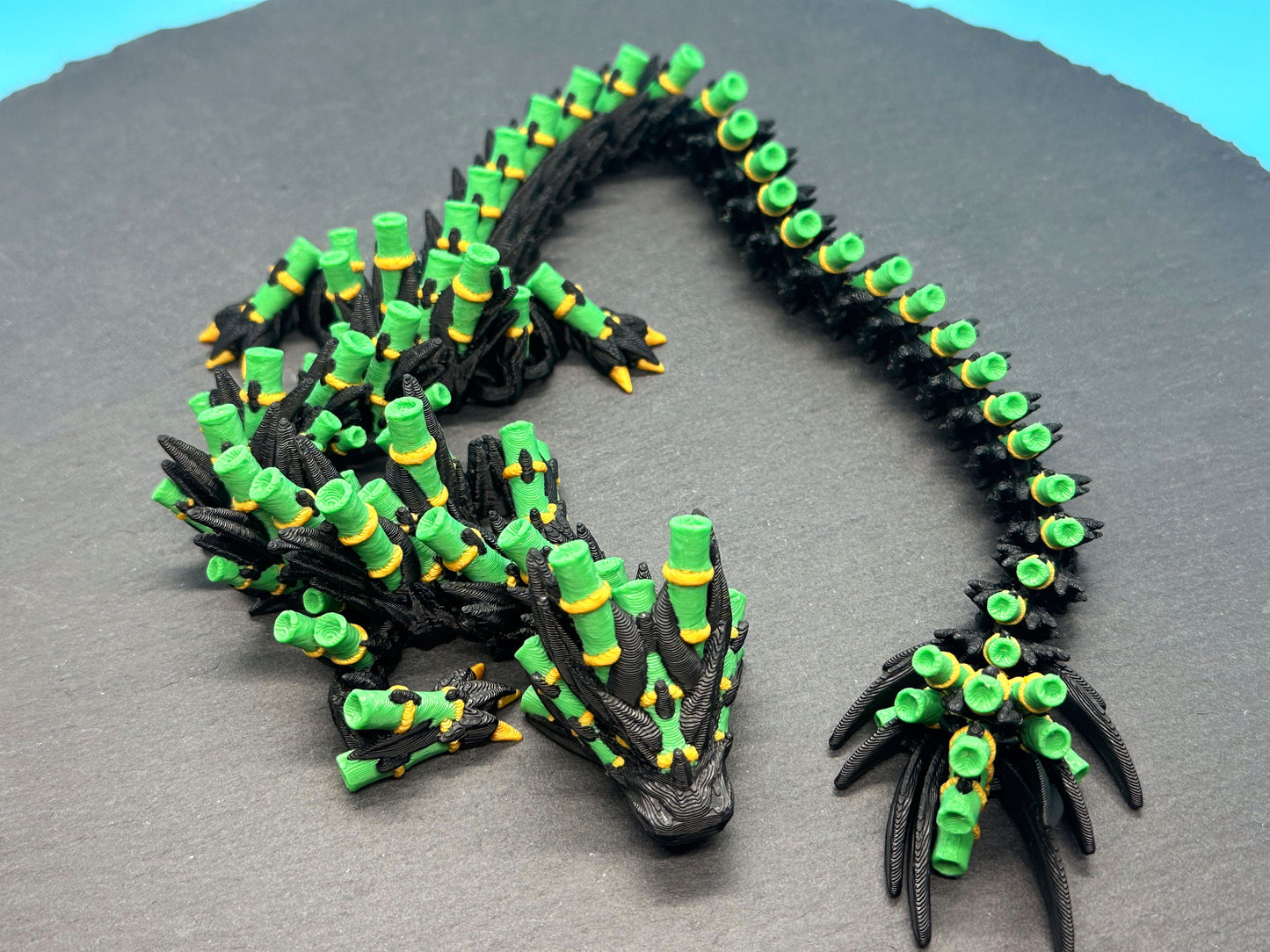 Bamboo Dragon Multicolor Articulated Design