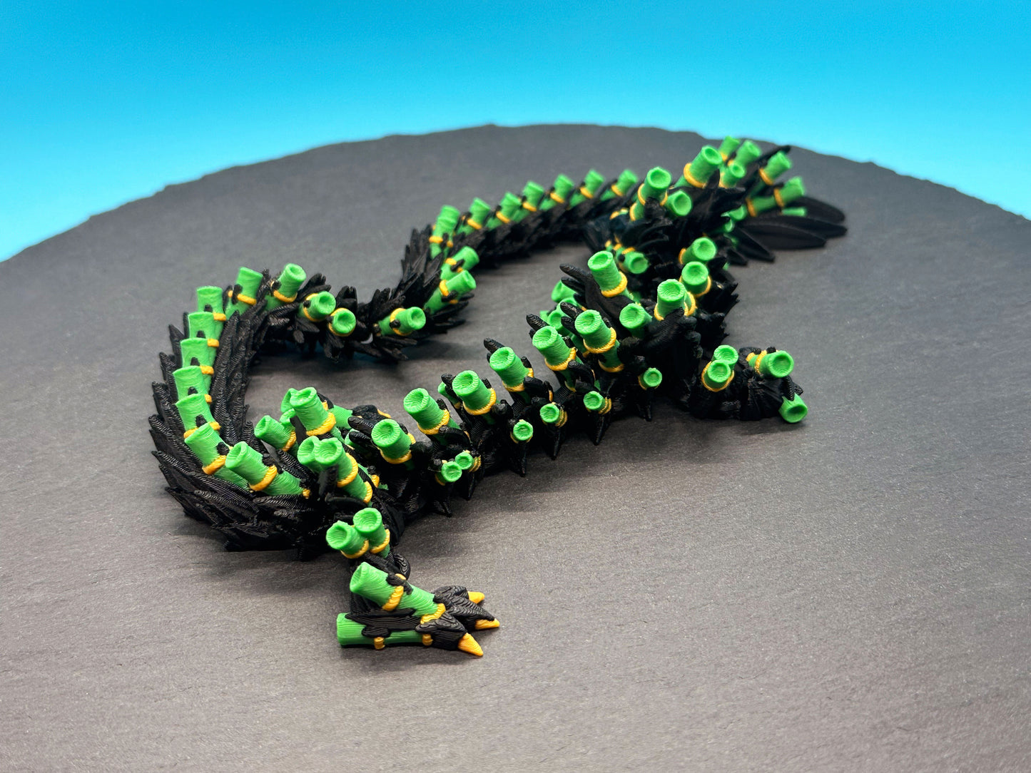 Bamboo Dragon Multicolor Articulated Design