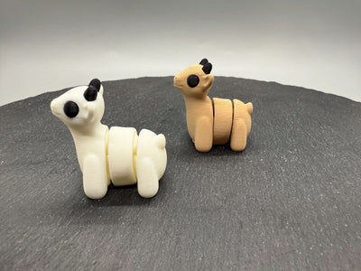 Articulated Goat – 3D-printed articulated flexi fidget toy by 3DHotshop