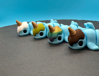 Articulated Ice Cream Narwhals