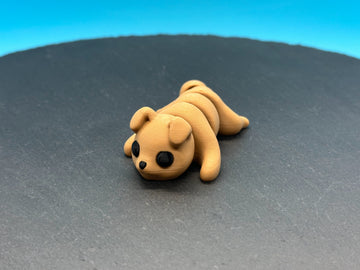 Articulated Mini Baby Dog – 3D-printed articulated flexi fidget toy by 3DHotshop