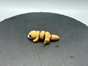 Articulated Mini Otter – 3D-printed articulated flexi fidget toy by 3DHotshop