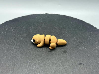 Articulated Mini Otter – 3D-printed articulated flexi fidget toy by 3DHotshop