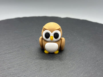Articulated Owl – 3D-printed articulated flexi fidget toy by 3DHotshop
