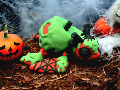 Articulated Halloween Turtles - Broomshell & Applesnap