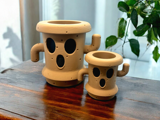 Lloid Gyroid Planter – 3D-printed succulent planter by 3DHotshop