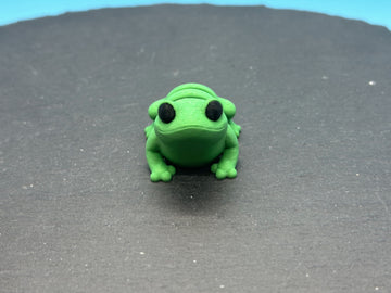 Articulated Mini Frog – 3D-printed articulated flexi fidget toy by 3DHotshop