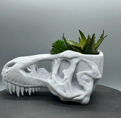 T-Rex Skull Planter