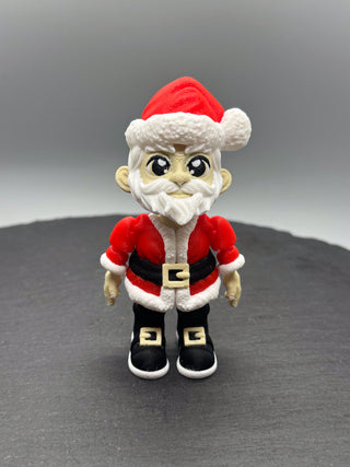 Flexi Santa – 3D-printed articulated flexi fidget toy by 3DHotshop