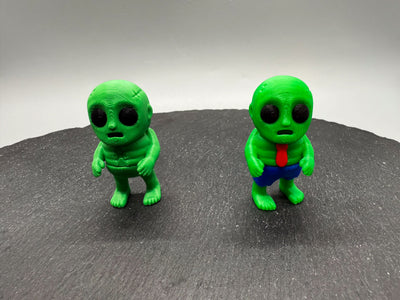 Articulated Zombie – 3D-printed articulated flexi fidget toy by 3DHotshop
