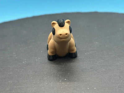 Articulated Mini Horse – 3D-printed articulated flexi fidget toy by 3DHotshop