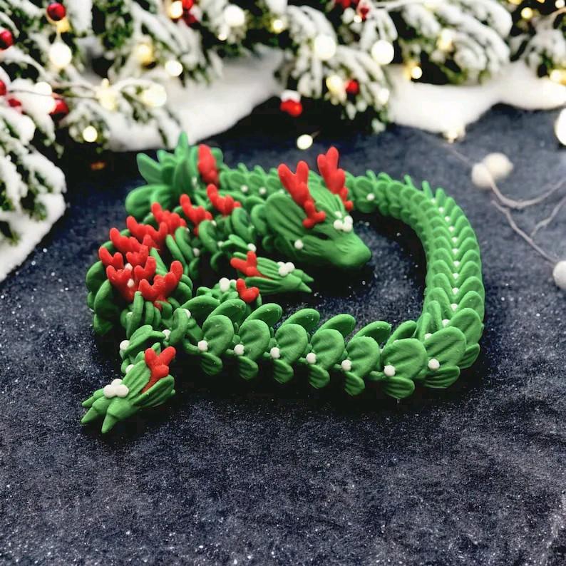 Articulated Christmas Dragon