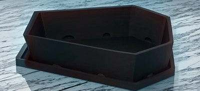 Coffin Planter – 3D-printed succulent planter by 3DHotshop