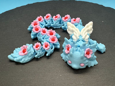 Kosha Articulated Dragon – 3D-printed articulated flexi dragon fidget toy by 3DHotshop