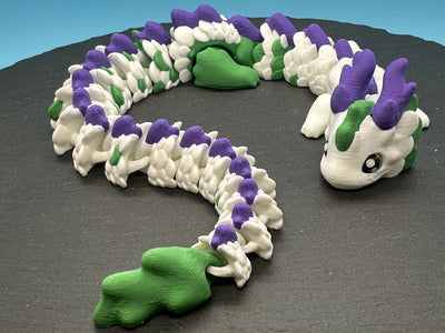 Kaida Articulated Dragon – 3D-printed articulated flexi dragon fidget toy by 3DHotshop