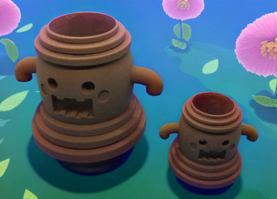 Clatteroid Planter – 3D-printed succulent planter by 3DHotshop